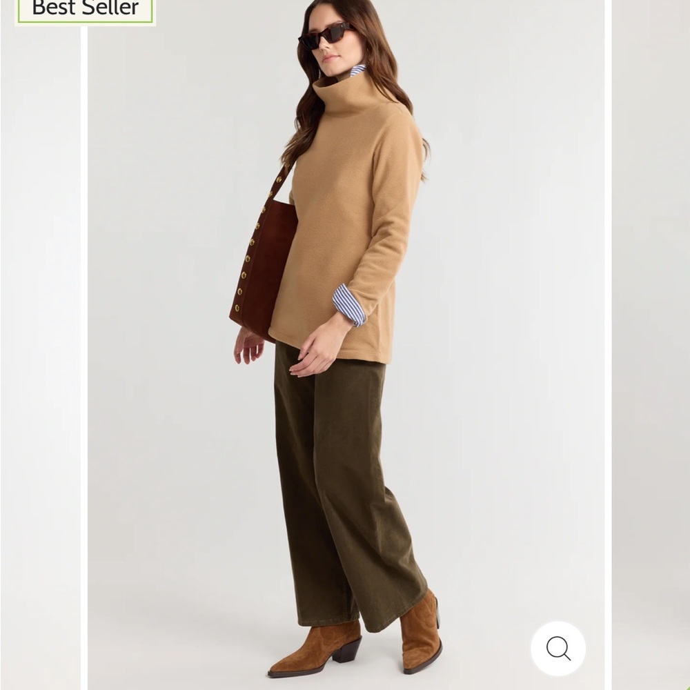 Dudley Stephens Camel Turtleneck Sweater